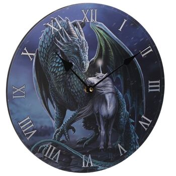 Lisa Parker Protector Magick Dragon & Licorne Horloge Image 3