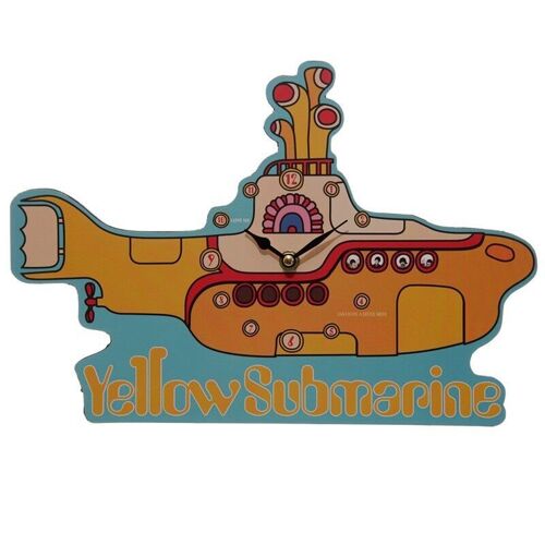 Licensed The Beatles Yellow Submarine Picture Clock