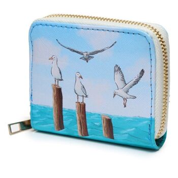 Petit porte-monnaie zippé Seagull 5