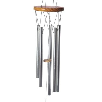 Carillon à Vent en Bois avec Tubes Métalliques 88cm 4