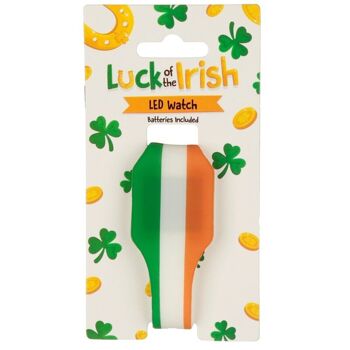 Montre numérique en silicone Luck of the Irish Ireland 3