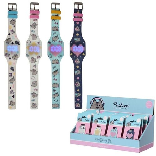 Pusheen Cat Silicone Digital Watch