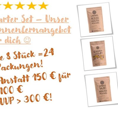 Starter Set von SpreeRauch - 24 Stück, die Original Kräutermischung für viele Verwendungsmöglichkeiten