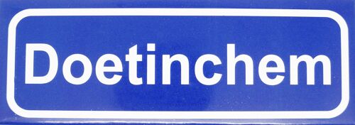Fridge Magnet Town sign Doetinchem