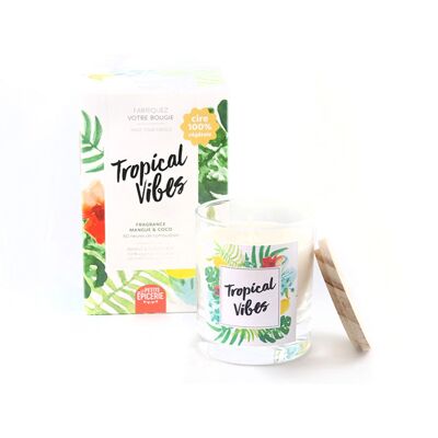 Kit bougie DIY - Tropical Vibes (510029)