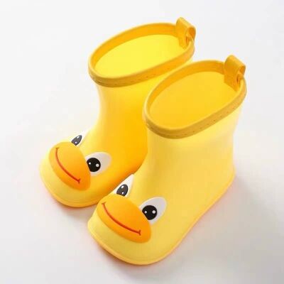 Botas de goma de pato amarillo