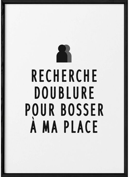 Affiche "Doublure"