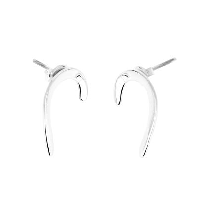 Light silver earrings