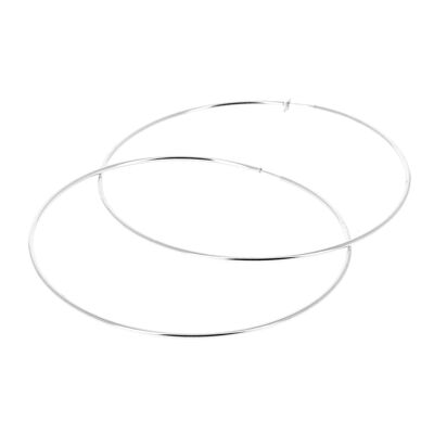 Very large hoop earrings 9 cm in diameter