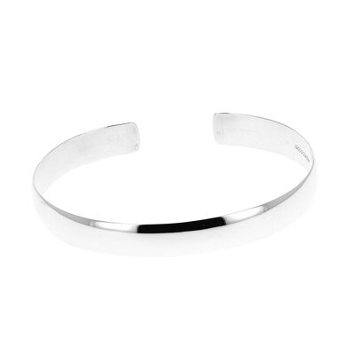 Simple shape silver bracelet