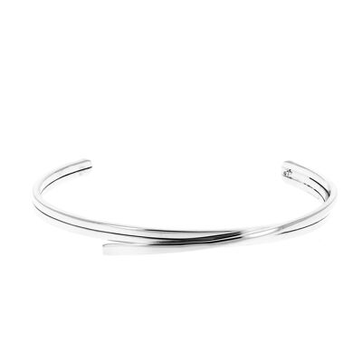 Pulsera tres varillas plata