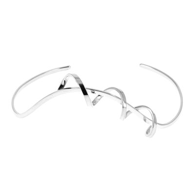 Swirl Silver Bracelet