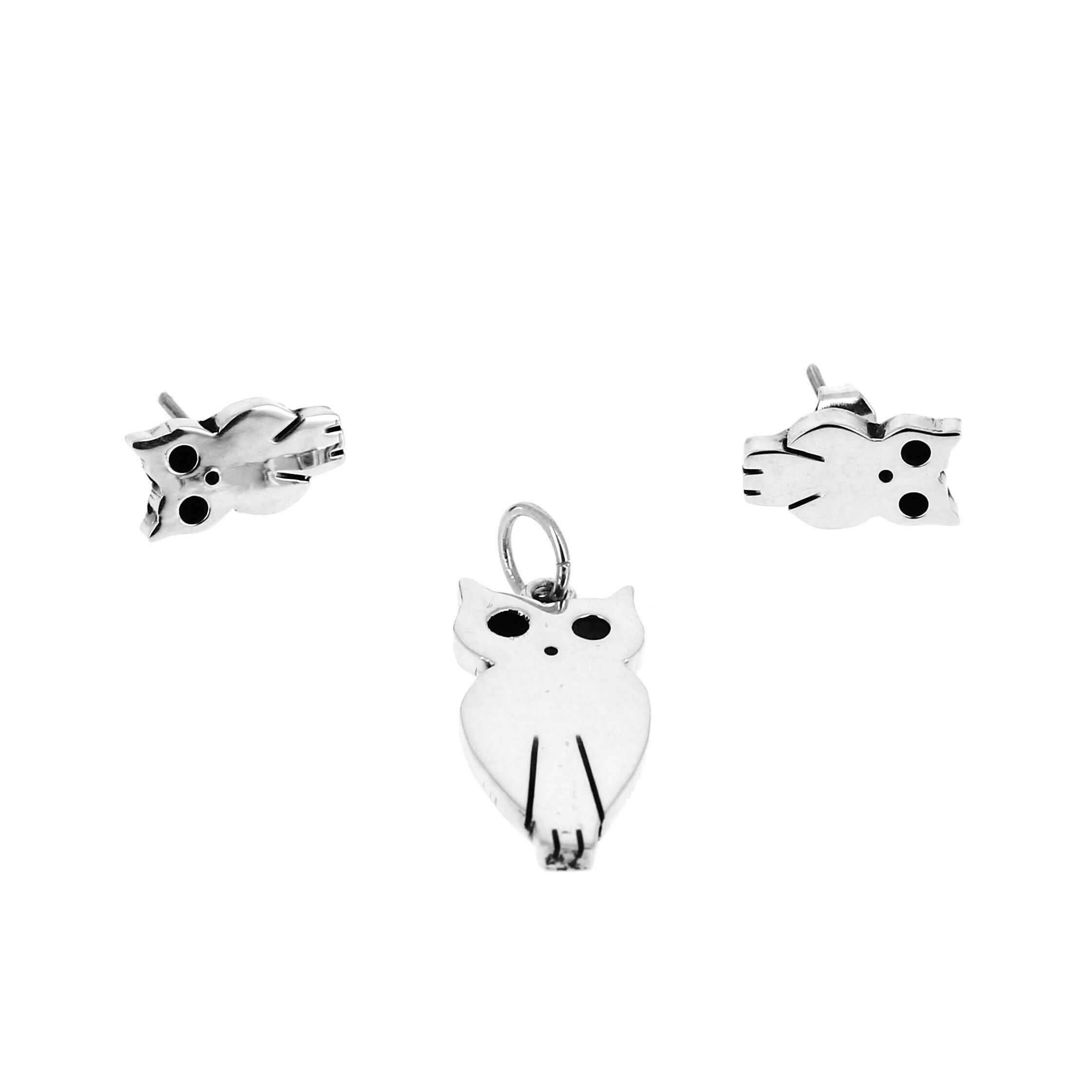 Silberschmuck Steinkauz