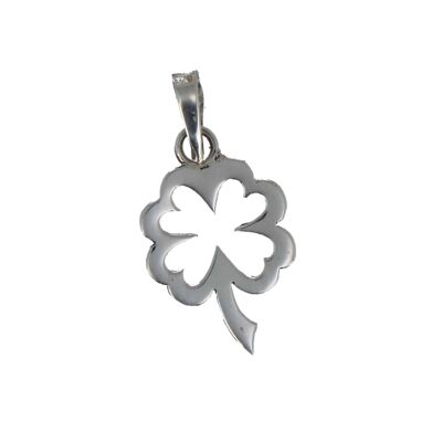 Clover pendant in sterling silver