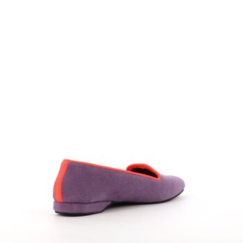 Slippers PIA cuir Lilas 4