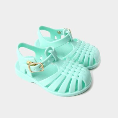 Rubber Jelly Shoes Mint Green