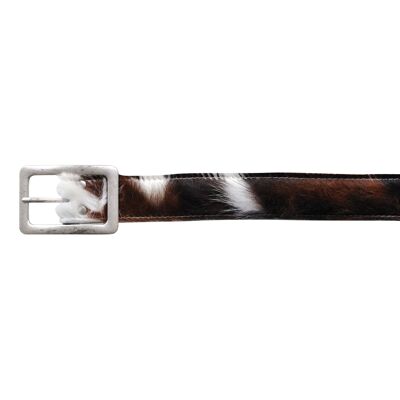 Ceinture en peau de vache 4557 | Tricolor | Taille: 105