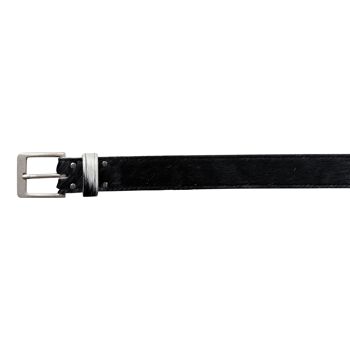 Ceinture en peau de vache 40801 | Pied noir | Taille: 95