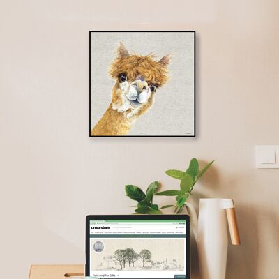 Tablero decorativo, Alpaca, Wendy, de Jane Bannon