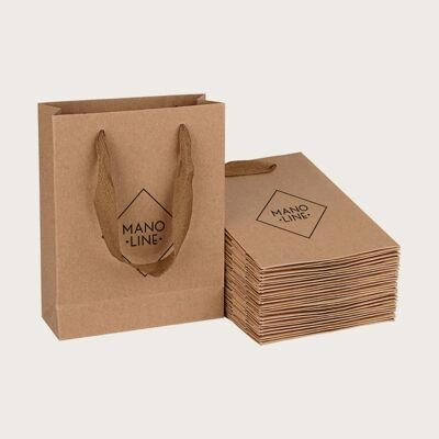 Verpackung: Geschenkbeutel aus Kraftpapier