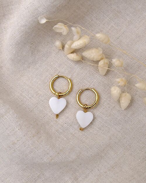 Boucles HOOP Coeur