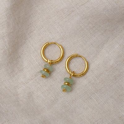 Green KYMIE earrings