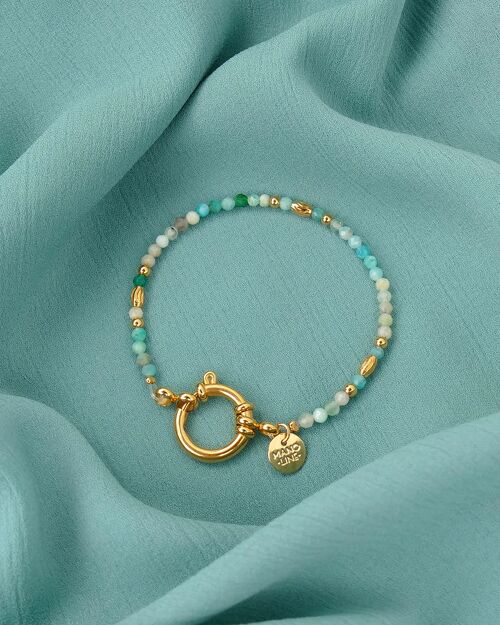 Bracelet Azur Vert d'eau