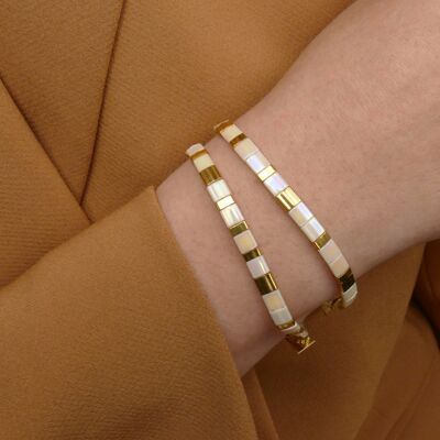Bracelet MIYUKI Beige