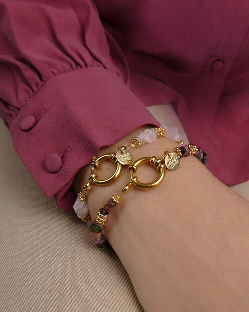 Bracelet TIAMO Prune ou Rose