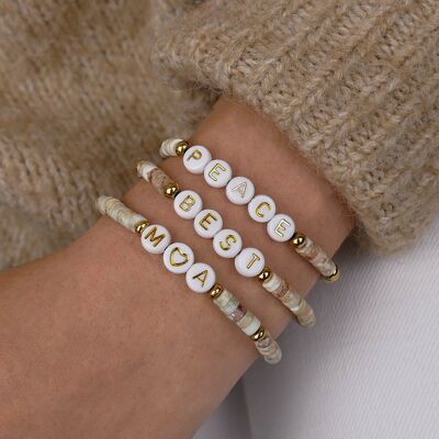 Bracelet YOURS (Personnalisable) - Élastique