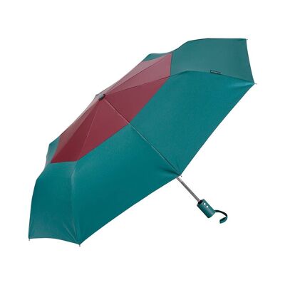 M&P Parapluie pliant à ouverture et fermeture | Bicolore | coupe-vent