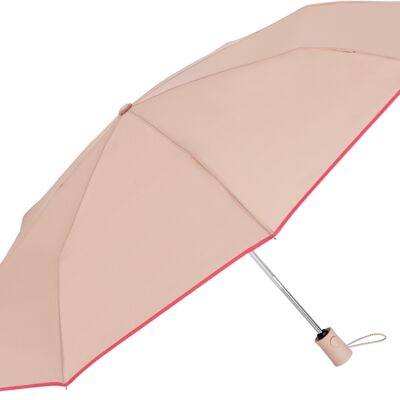 Parapluie pliant ouvert + fermé | UV+50 | Recyclé | Coupe-vent