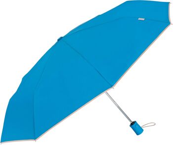 Parapluie pliant ouvert + fermé | UV+50 | Recyclé | Coupe-vent 9