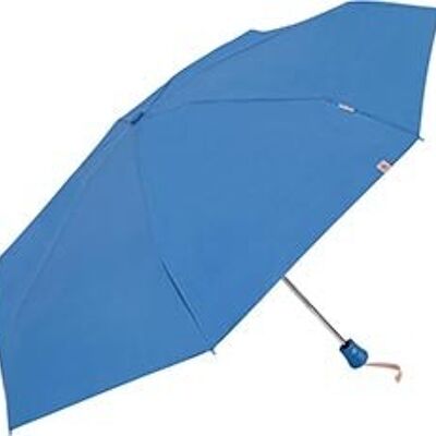 Mini parapluie ouvert et fermé | UV+50 | Recyclé | Coupe-vent