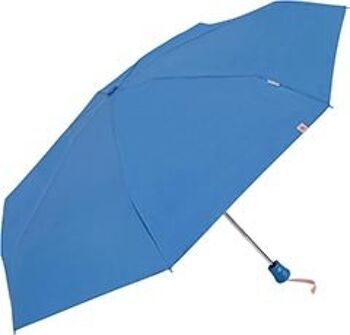 Mini parapluie ouvert et fermé | UV+50 | Recyclé | Coupe-vent 1