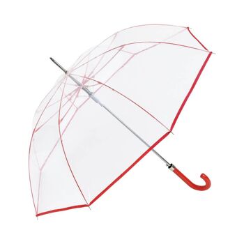 CLIMA Grand Parapluie Automatique Transparent | coupe-vent 1
