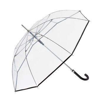 CLIMA Grand Parapluie Automatique Transparent | coupe-vent 3