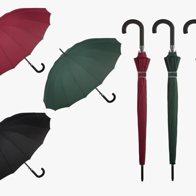 CLIMA Long Automatic Umbrella with 16 ribs | windproof