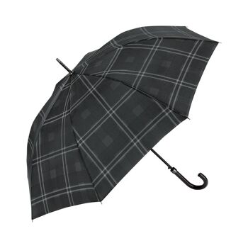 Parapluie CLIMA Long Automatique Carrés | coupe-vent 3