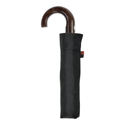 CLIMA Automatic Folding Umbrella | Black | curved fist