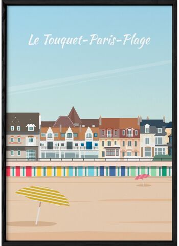 Affiche illustration Le Touquet-Paris-Plage 3