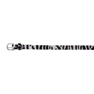 Cowhide Belt 20801 | Zebra print | Size: 95