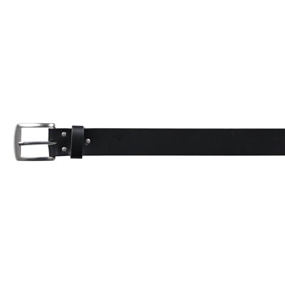 Leather Belt 12248 | Black | Size: 85