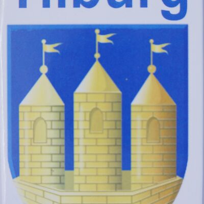 Imán de nevera Escudos de armas de Tilburg