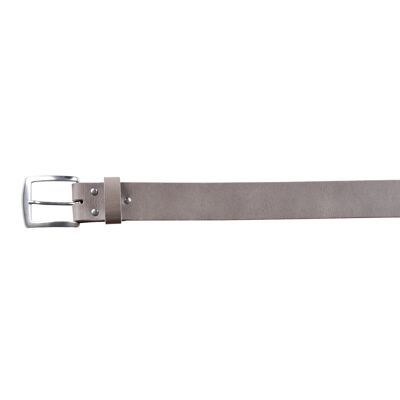 Leather Belt 12248 | Gray | Size: 85