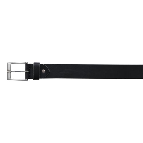 Leder Riem 40504 | Zwart | Maat: 105