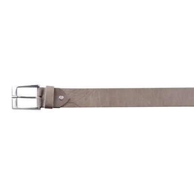 Leder Riem 40504 | Grijs | Maat: 105