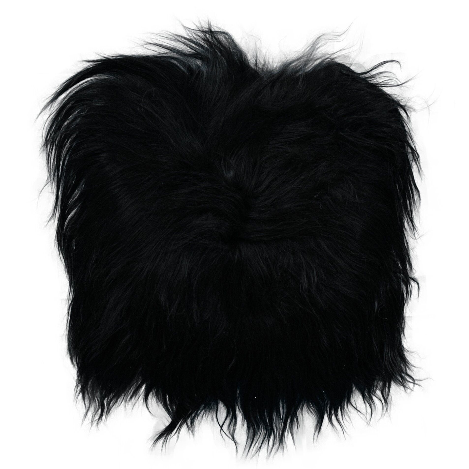 Icelandic Sheepskin Chair Pad Black