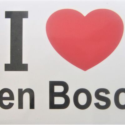 Imán de nevera I Love Den Bosch