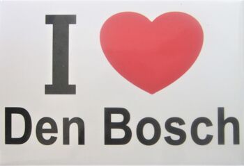 Aimant de réfrigérateur I Love Den Bosch 1